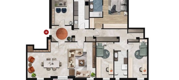 4 bedrooms Apartment in Verona, Italy No. 322715 2