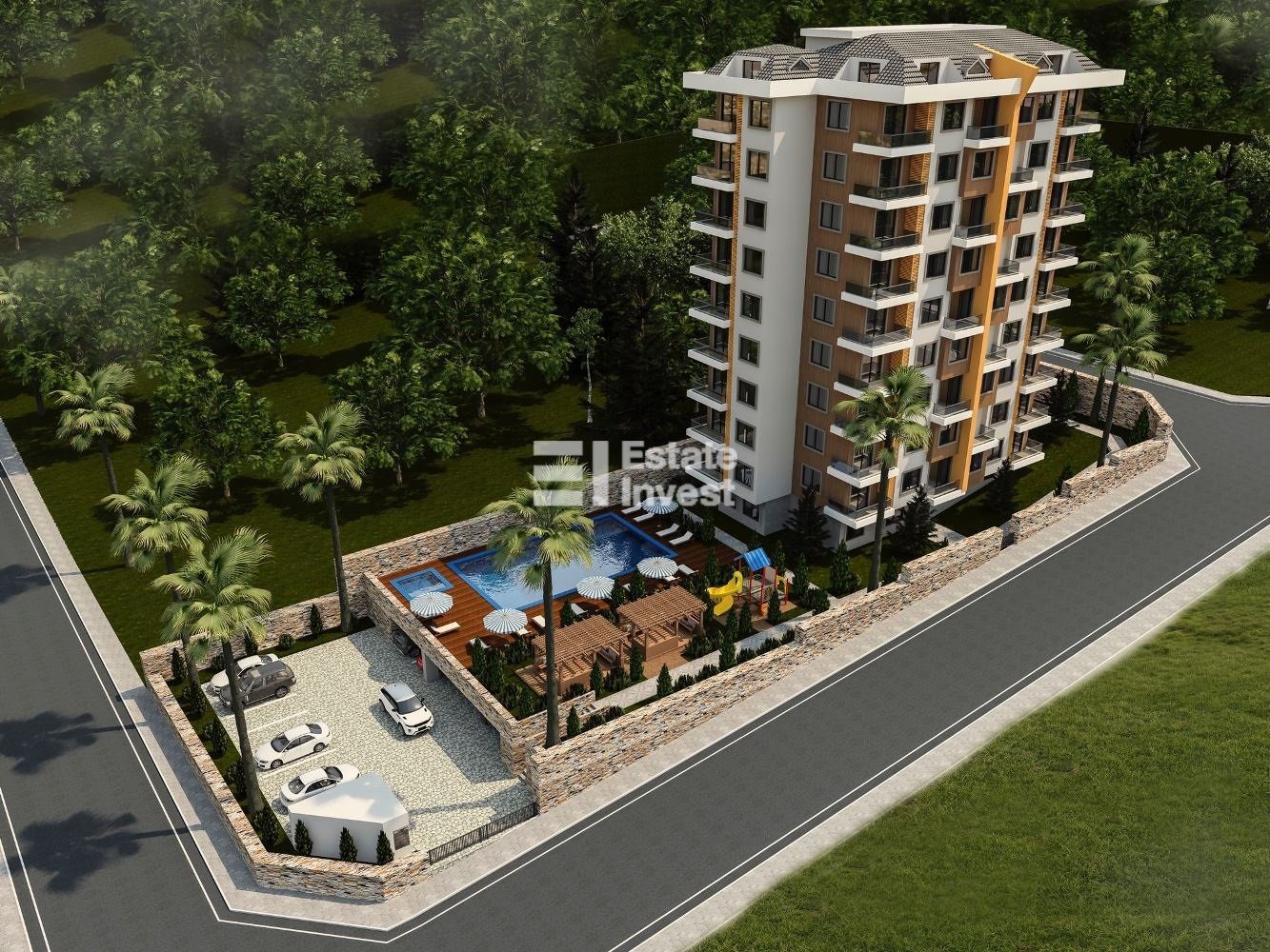 Apartamento 1+1 em Alanya, Turkey N.º 26622