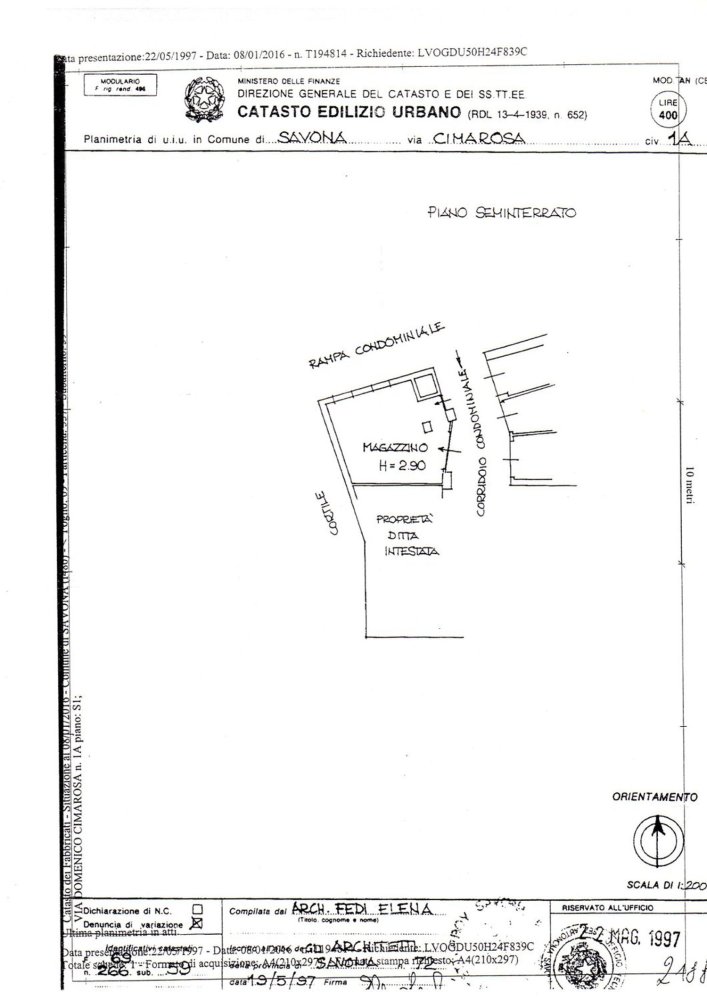 38m² Garage in Savona, Italy No. 254169