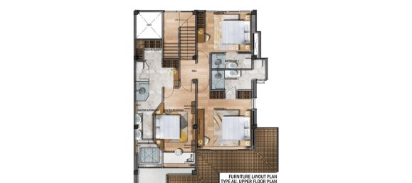 3 Schlafzimmer Wohnung in Blue Canyon Heights, Phuket, Thailand, Nr. 29461 15