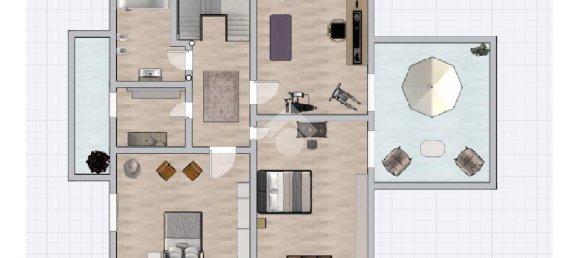 Вилла с 6 комнатами в Латина, Италия № 7317 38