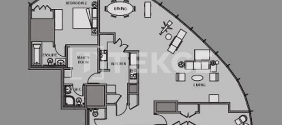 Apartamento de 2 dormitorios en Dubai, UAE No. 101954 22