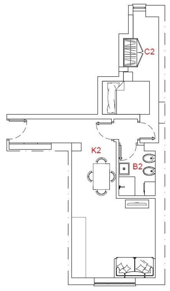 2 bedrooms Apartment in Milan, Italy No. 396623