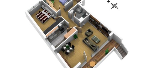 2 غرف نوم شقة في Rems-Murr-Kreis, Germany رقم 368750 16