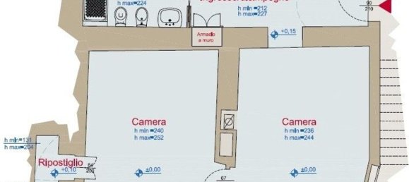 Квартира с 2 спальнями в Салуццо, Италия № 315894 10