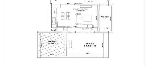 Apartment 1+1 in Antalya, Turkey No. 4819 17