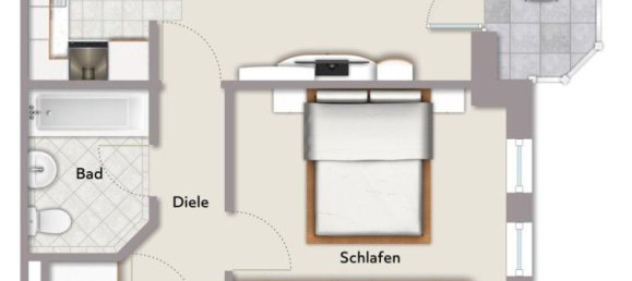 Apartamento T1 em Aachen, Germany N.º 350233 13