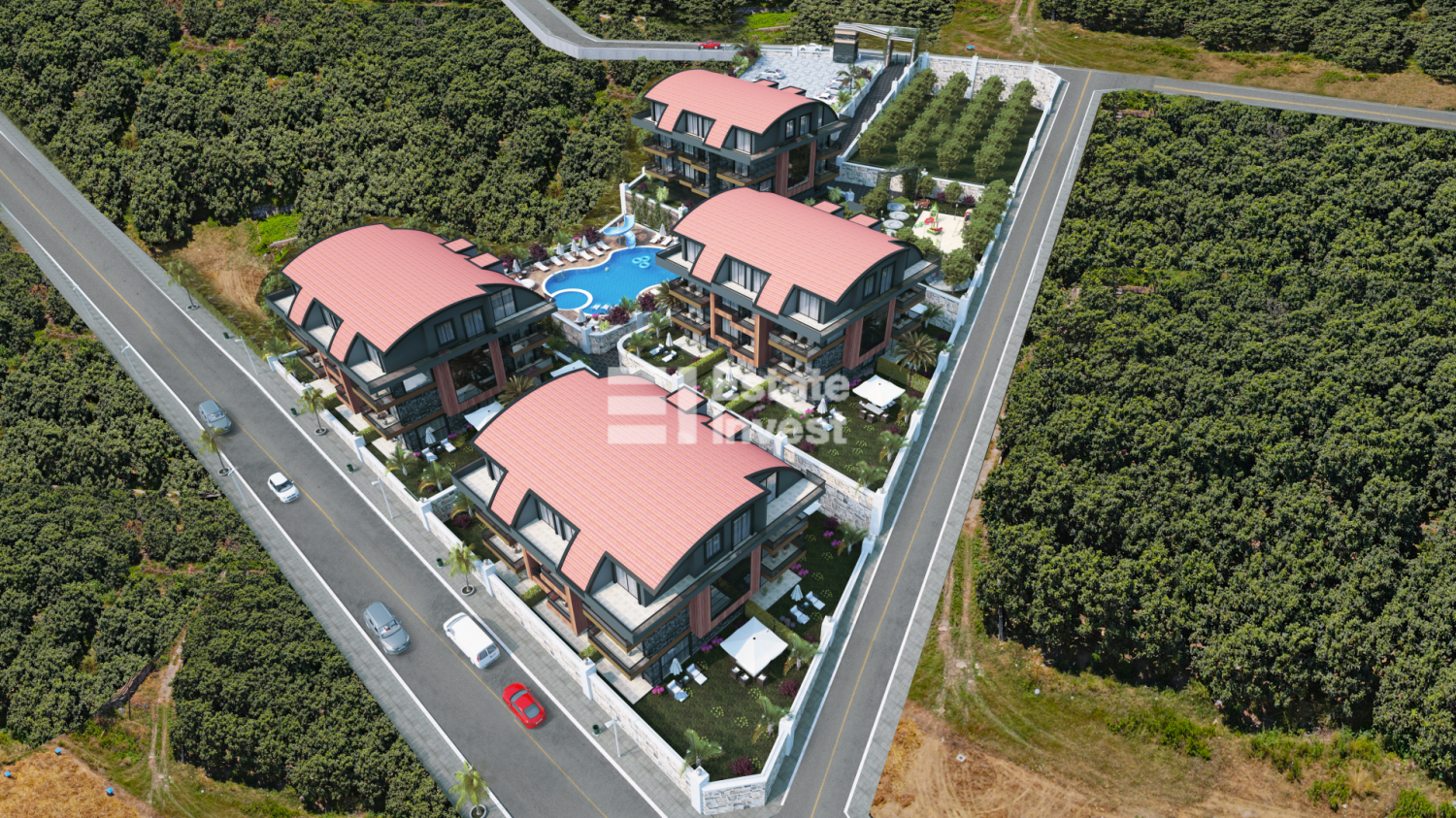 Appartement 2+1 à Alanya, Turkey No. 26536