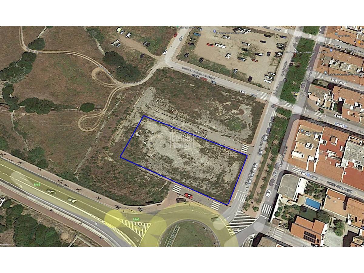  قطعة أرض في Es Castell, Spain رقم 3902