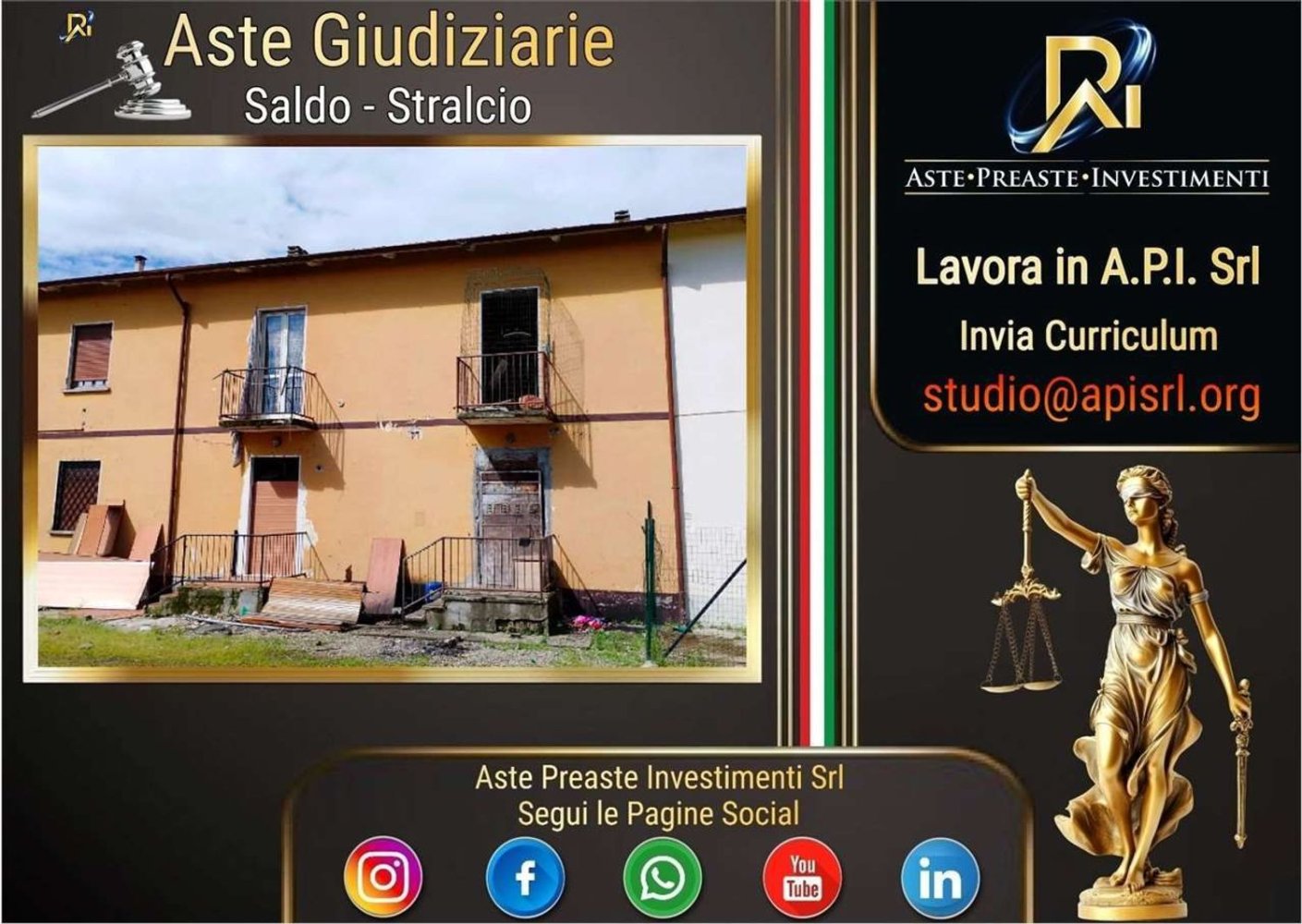 Apartamento de 3 habitaciónes en Robbio, Italy No. 286225