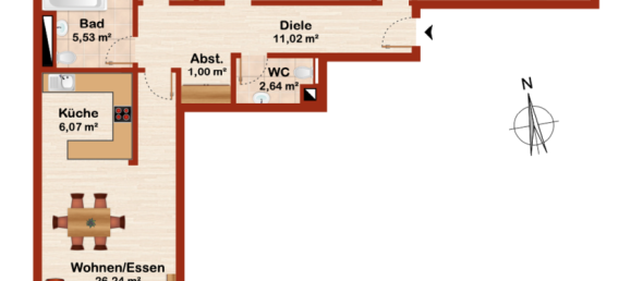 Apartamento T3 em Leipzig, Germany N.º 76561 3