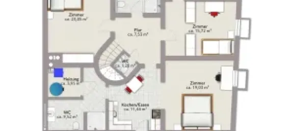 Adosado de 5 dormitorios en Erding, Germany No. 64456 14