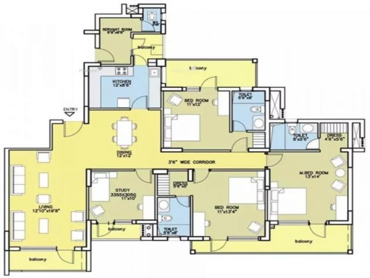 3 Schlafzimmer Haus in Gurgaon, India, Nr. 48704