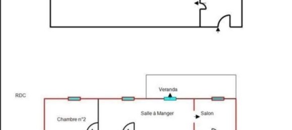 2 غرف نوم منزل في Saint-Paterne-Racan, France رقم 39049 8