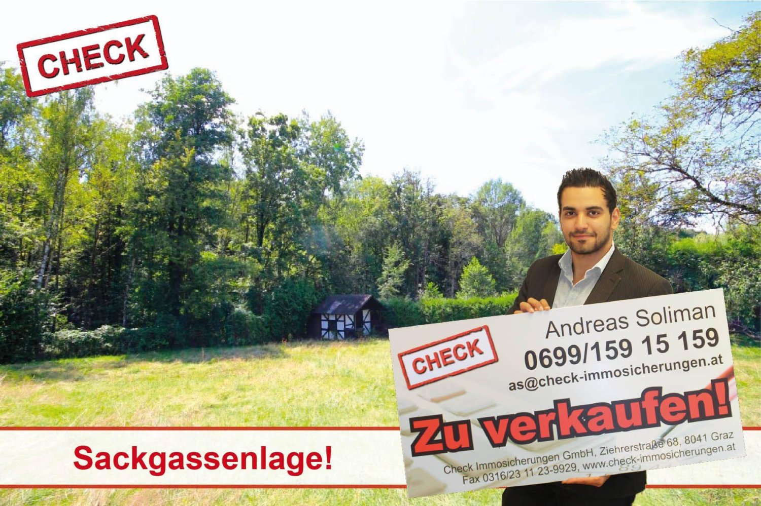 Grundstück in Wetzelsdorf, Austria 1100m², Nr. 78016