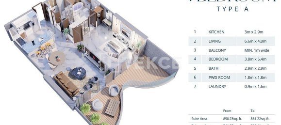 2 غرف نوم شقة في Al Marjan Island, UAE رقم 40256 21