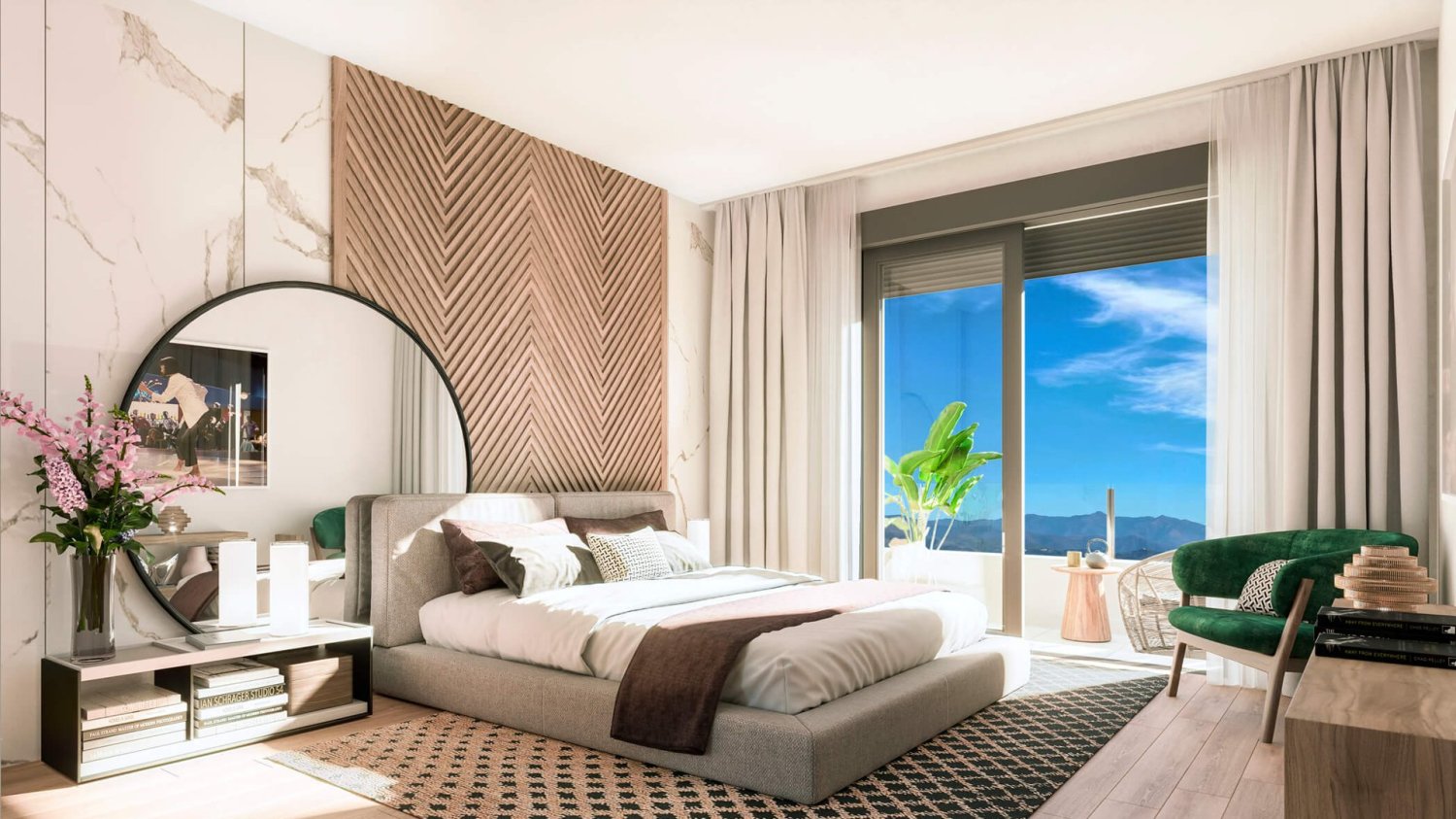 Penthouse T3 em LAS TERRAZAS DE CORTESIN BON AIR, Casares, Spain N.º 15451