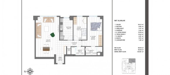 Studio in Bagcilar, Turkey, Nr. 16546 17