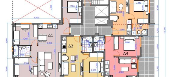 Квартира с 3 спальнями в Салоники, Греция № 4322 19