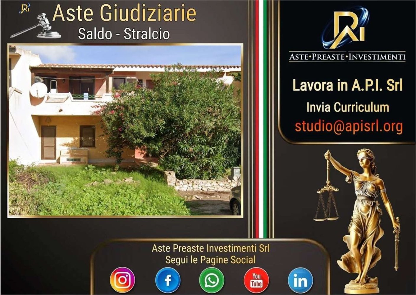 3 rooms Apartment in Santa Teresa Gallura, Italy No. 289370