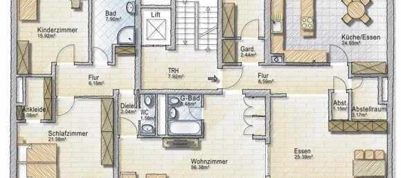 4 rooms Apartment in Lower Saxony, Germany No. 271230 18