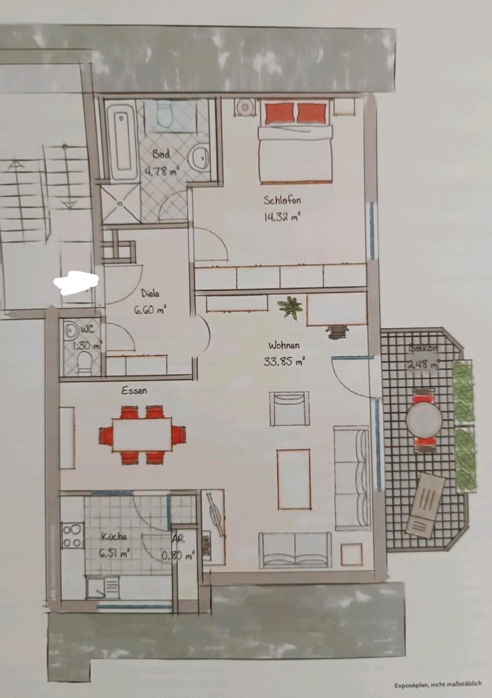 Apartamento T1 em Herford, Germany N.º 345610