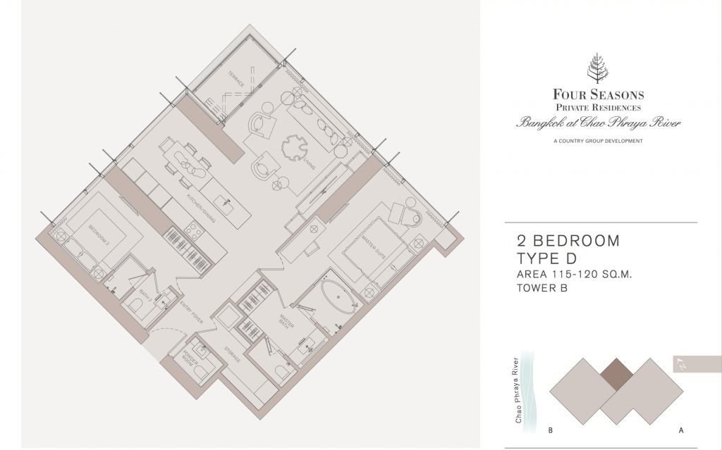 Café/restaurante de 2 dormitorios en Bangkok, Thailand No. 45075