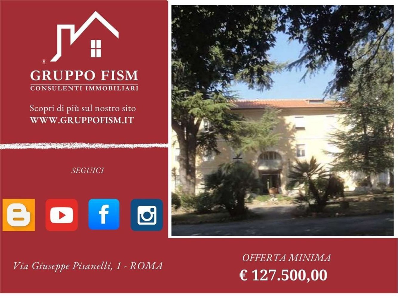 2-Zimmer Wohnung in Rome, Italy, Nr. 204759