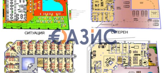 Отель, гостиница с 100 комнатами в Царево, Болгария № 1044 23
