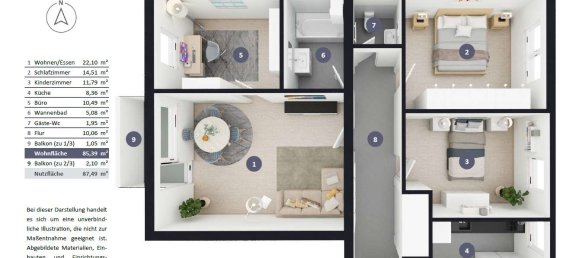 Apartamento T3 em Furstenfeldbruck, Germany N.º 131735 17