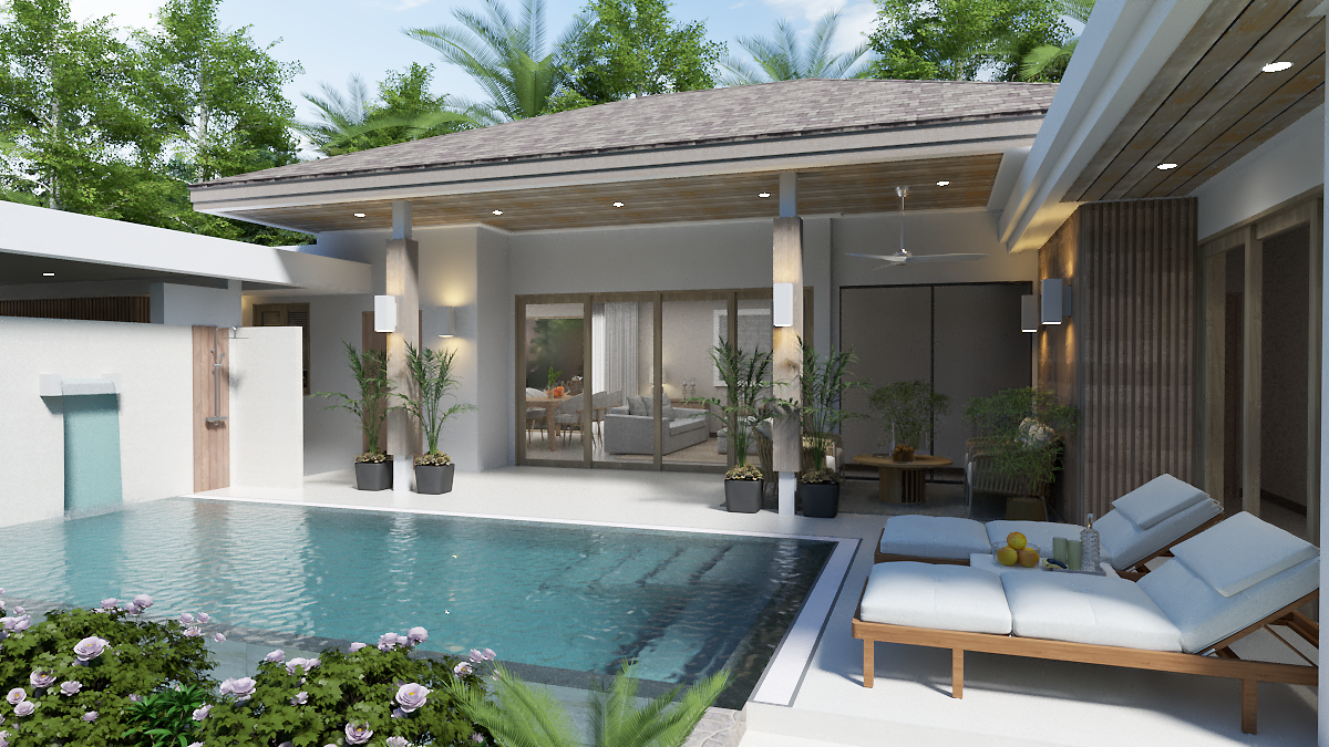 Вилла с 3 спальнями в Краби, Таиланд № 67860