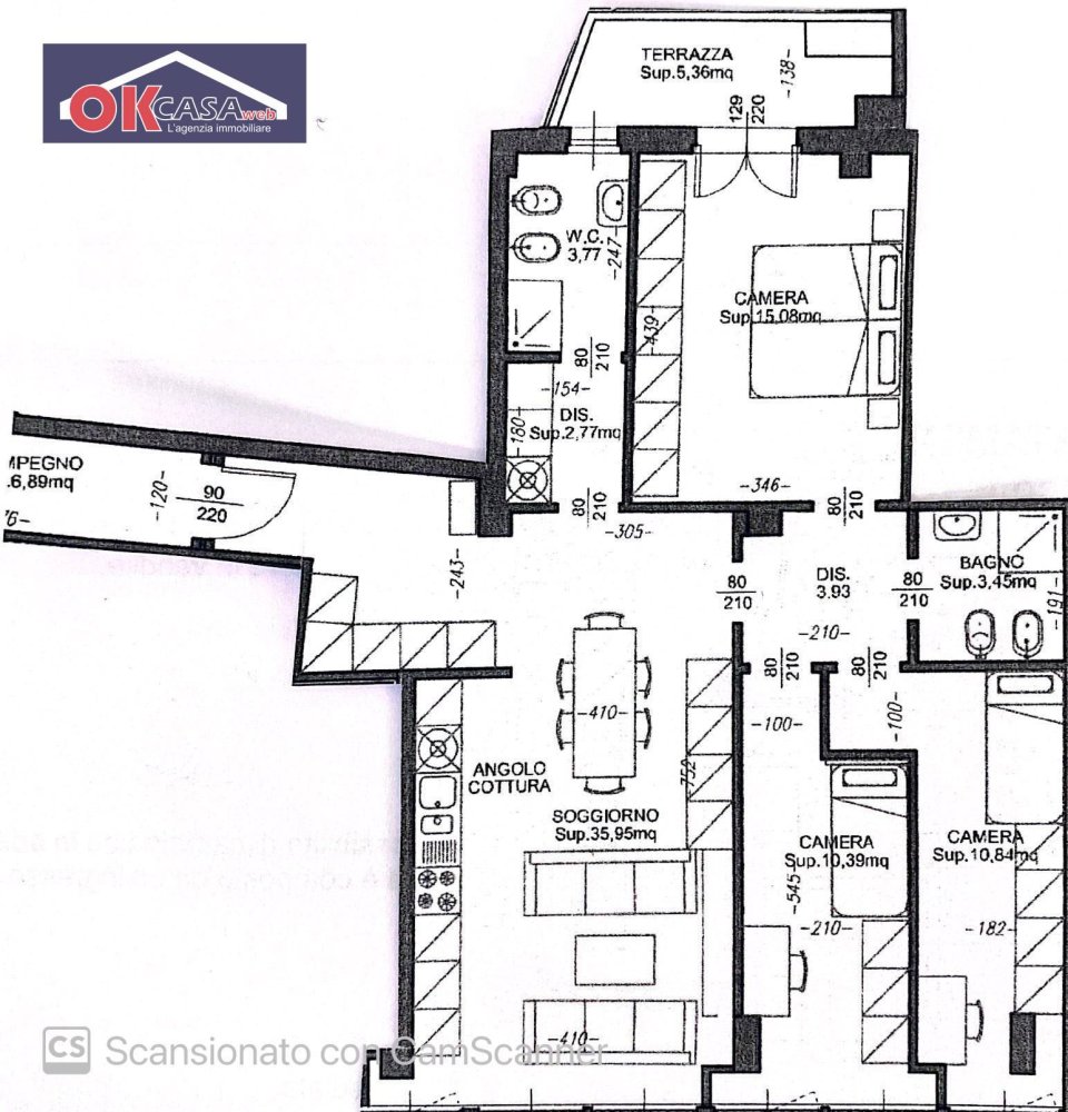 3 bedrooms Apartment in Gorizia, Italy No. 196218