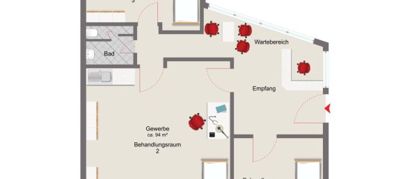 3-Zimmer Büro in Fürstenfeldbruck, Germany, Nr. 54175 2