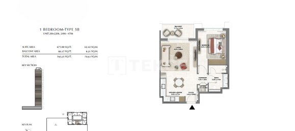 2 chambres appartement à vendre à Dubai, UAE № 111807 17