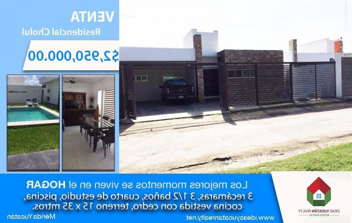 3 bedrooms House in Merida, Mexico No. 19792