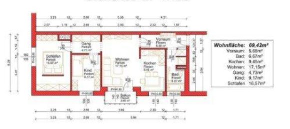 3 rooms Apartment in Langenstein, Austria No. 159663 20