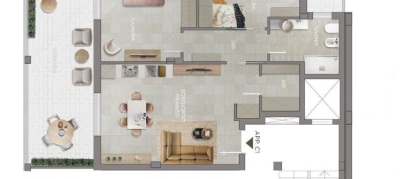 Apartamento de 3 divisões em Alghero, Italy N.º 75668 5