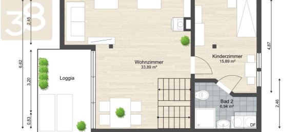 2 bedrooms Duplex in Gifhorn, Germany No. 184497 15