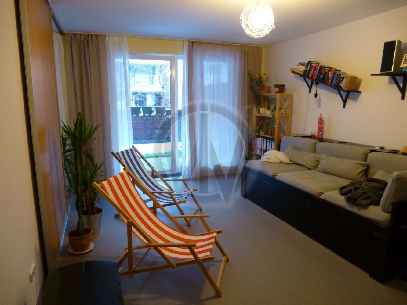 Квартира с 1 спальней в Фридрихсхайн, Германия № 66221