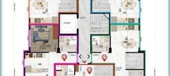 2 rooms Apartment in Alanya, Turkey No. 30062 9