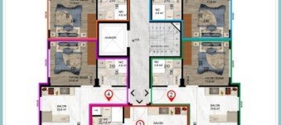 2 rooms Apartment in Alanya, Turkey No. 30062 8