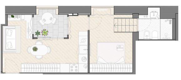 Квартира с 2 спальнями в Милан, Италия № 364208 20