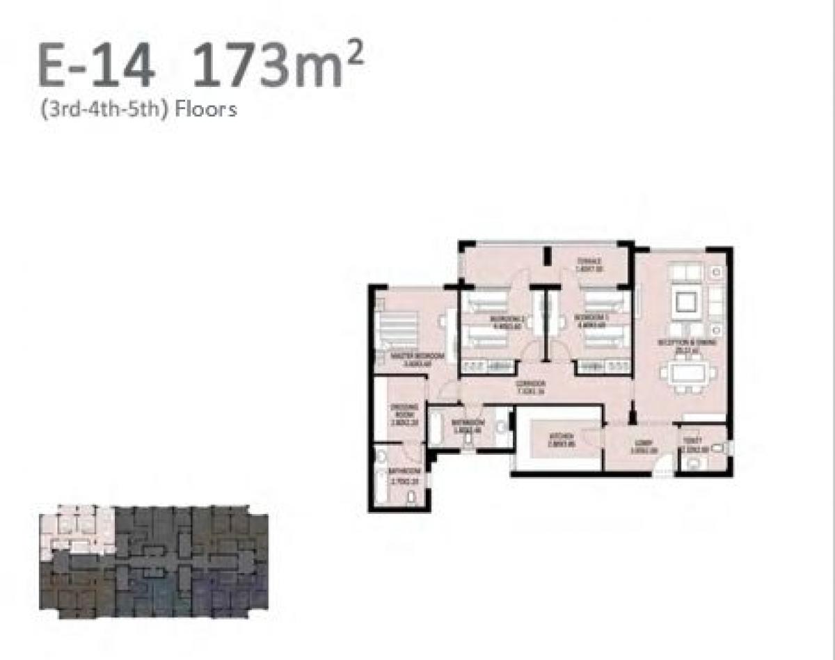 Condominio de 3 dormitorios en New Capital City, Egypt No. 2499
