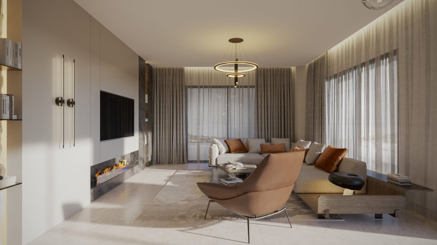 Appartement 3+1 à 23 Square, Oba, Turkey No. 38059