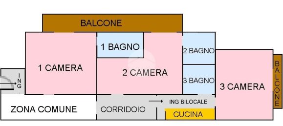 4 bedrooms Apartment in Naples, Italy No. 340027 45