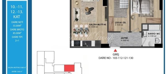 Apartment 1+1 in Istanbul, Turkey No. 28935 2