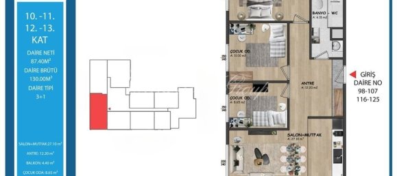 Apartment 1+1 in Istanbul, Turkey No. 28935 15