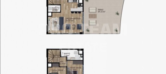 2-Zimmer Wohnung in Altintash, Turkey, Nr. 27289 16