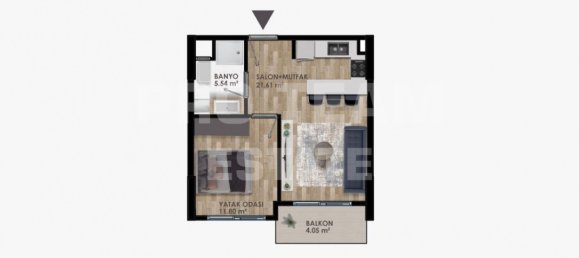 2-Zimmer Wohnung in Altintash, Turkey, Nr. 27289 14