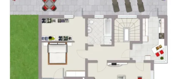 Дом с 4 комнатами в Нойвид, Германия № 300712 34